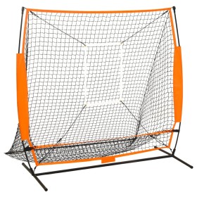 Red de práctica multideporte beisbol negra 174x76x158,5 cm de vidaXL, Béisbol y sóftbol - Ref: Foro24-93362, Precio: 74,39 €,...