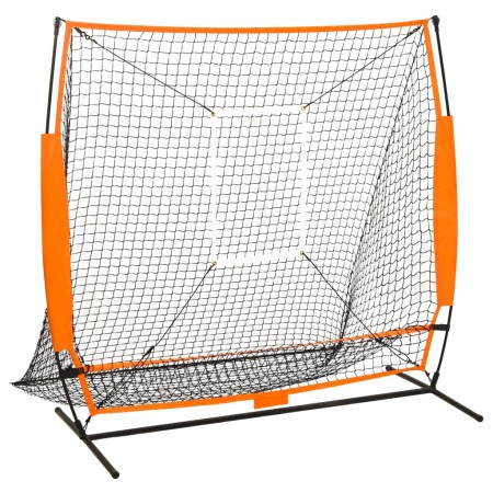 Baseball Multisport Übungsnetz schwarz 174x76x158,5 cm von vidaXL, Baseball und Softball - Ref: Foro24-93362, Preis: 74,39 €,...