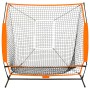 Red de práctica multideporte beisbol negra 174x76x158,5 cm de vidaXL, Béisbol y sóftbol - Ref: Foro24-93362, Precio: 74,39 €,...