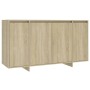 Sideboard aus Sonoma-Eichensperrholz, 135 x 41 x 75 cm von vidaXL, Sideboards - Ref: Foro24-809596, Preis: 153,34 €, Rabatt: %