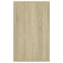 Sonoma oak plywood sideboard 135x41x75 cm by vidaXL, Sideboards - Ref: Foro24-809596, Price: 153,34 €, Discount: %