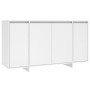 Aparador de madera contrachapada blanco 135x41x75 cm de vidaXL, Aparadores - Ref: Foro24-809593, Precio: 151,17 €, Descuento: %