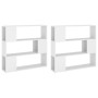 White space divider shelf 100x24x188 cm by vidaXL, Bookcases and shelves - Ref: Foro24-3082071, Price: 123,23 €, Discount: %