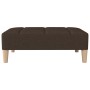 Dark brown fabric footstool 78x56x32 cm by vidaXL, Ottomans - Ref: Foro24-337720, Price: 90,01 €, Discount: %