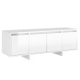 Hochglanzweißer TV-Schrank aus Sperrholz, 120 x 30 x 40,5 cm von vidaXL, TV-Möbel - Ref: Foro24-809581, Preis: 83,73 €, Rabat...