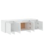 Hochglanzweißer TV-Schrank aus Sperrholz, 120 x 30 x 40,5 cm von vidaXL, TV-Möbel - Ref: Foro24-809581, Preis: 83,73 €, Rabat...