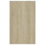 Aparador con 3 cajones contrachapado roble Sonoma 120x41x75 cm de vidaXL, Aparadores - Ref: Foro24-809614, Precio: 140,97 €, ...