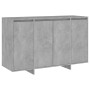 Aparador de madera contrachapada gris hormigón 120x41x75 cm de vidaXL, Aparadores - Ref: Foro24-809606, Precio: 174,16 €, Des...