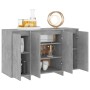 Betongraues Sperrholz-Sideboard 120x41x75 cm von vidaXL, Sideboards - Ref: Foro24-809606, Preis: 173,99 €, Rabatt: %