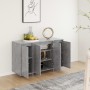 Aparador de madera contrachapada gris hormigón 120x41x75 cm de vidaXL, Aparadores - Ref: Foro24-809606, Precio: 174,16 €, Des...