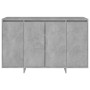 Aparador de madera contrachapada gris hormigón 120x41x75 cm de vidaXL, Aparadores - Ref: Foro24-809606, Precio: 174,16 €, Des...