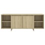 Sonoma oak plywood TV cabinet 130x35x50 cm by vidaXL, TV Furniture - Ref: Foro24-809587, Price: 82,50 €, Discount: %