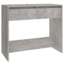 Console table made of gray concrete plywood 89x41x76.5 cm by vidaXL, Side tables - Ref: Foro24-809570, Price: 63,03 €, Discou...