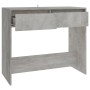 Console table made of gray concrete plywood 89x41x76.5 cm by vidaXL, Side tables - Ref: Foro24-809570, Price: 63,03 €, Discou...