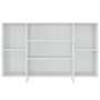 Glossy white plywood sideboard 120x30x75 cm by vidaXL, Sideboards - Ref: Foro24-809626, Price: 66,99 €, Discount: %