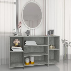 Concrete gray plywood sideboard 120x30x75 cm by vidaXL, Sideboards - Ref: Foro24-809624, Price: 86,99 €, Discount: %