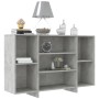 Aparador de madera contrachapada gris hormigón 120x30x75 cm de vidaXL, Aparadores - Ref: Foro24-809624, Precio: 86,24 €, Desc...