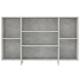 Aparador de madera contrachapada gris hormigón 120x30x75 cm de vidaXL, Aparadores - Ref: Foro24-809624, Precio: 86,24 €, Desc...