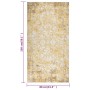 Alfombra de exterior tejido plano amarilla 80x150 cm de vidaXL, Protectores para exterior - Ref: Foro24-317042, Precio: 23,60...