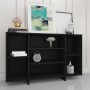 Black plywood sideboard 120x30x75 cm by vidaXL, Sideboards - Ref: Foro24-809621, Price: 78,29 €, Discount: %