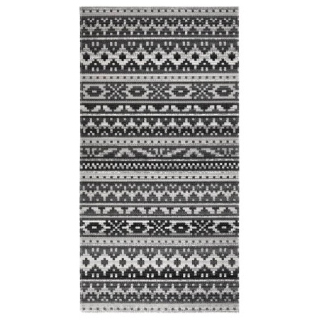 Dark gray flat woven outdoor rug 80x150 cm by vidaXL, Outdoor protectors - Ref: Foro24-317058, Price: 24,95 €, Discount: %