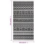 Dark gray flat woven outdoor rug 80x150 cm by vidaXL, Outdoor protectors - Ref: Foro24-317058, Price: 24,95 €, Discount: %