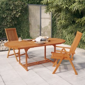 Mesa de jardín madera maciza de eucalipto 200x100x75 cm de vidaXL, Mesas de jardín - Ref: Foro24-316068, Precio: 223,99 €, De...