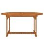 Garden table solid eucalyptus wood 200x100x75 cm by vidaXL, Garden tables - Ref: Foro24-316068, Price: 223,99 €, Discount: %