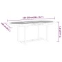 Garden table solid eucalyptus wood 200x100x75 cm by vidaXL, Garden tables - Ref: Foro24-316068, Price: 223,99 €, Discount: %