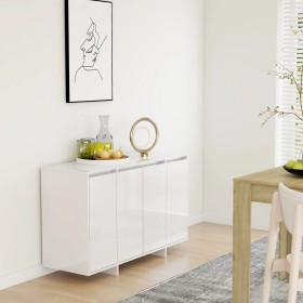 Bright white plywood sideboard 120x41x75 cm by vidaXL, Sideboards - Ref: Foro24-809608, Price: 141,99 €, Discount: %