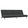 Sofá cama de 2 plazas tela gris oscuro de vidaXL, Sofás - Ref: Foro24-337275, Precio: 177,29 €, Descuento: %