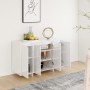 Aparador de madera contrachapada blanco brillante 120x41x75 cm de vidaXL, Aparadores - Ref: Foro24-809608, Precio: 141,99 €, ...