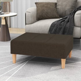 Dark brown fabric footrest 78x56x32 cm by vidaXL, Ottomans - Ref: Foro24-337750, Price: 82,99 €, Discount: %