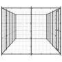 Outdoor steel dog kennel 12.1 m² by vidaXL, Dog kennels and fences - Ref: Foro24-3082299, Price: 459,99 €, Discount: %