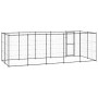 Outdoor steel dog kennel 12.1 m² by vidaXL, Dog kennels and fences - Ref: Foro24-3082299, Price: 459,99 €, Discount: %