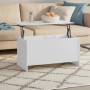 Mesa de centro madera contrachapada blanco 102x55,5x52,5 cm de vidaXL, Mesas de centro - Ref: Foro24-809665, Precio: 57,05 €,...