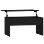 Mesa de centro madera contrachapada negra 80x50,5x41,5 cm de vidaXL, Mesas de centro - Ref: Foro24-809639, Precio: 62,35 €, D...