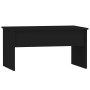 Mesa de centro madera contrachapada negra 80x50,5x41,5 cm de vidaXL, Mesas de centro - Ref: Foro24-809639, Precio: 62,35 €, D...