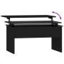 Mesa de centro madera contrachapada negra 80x50,5x41,5 cm de vidaXL, Mesas de centro - Ref: Foro24-809639, Precio: 62,35 €, D...