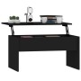 Mesa de centro madera contrachapada negra 80x50,5x41,5 cm de vidaXL, Mesas de centro - Ref: Foro24-809639, Precio: 62,35 €, D...