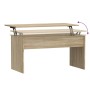 Oak plywood coffee table 102x50.5x52.5 cm by vidaXL, Coffee table - Ref: Foro24-809632, Price: 72,99 €, Discount: %