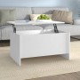 Engineered wood white coffee table 80x55.5x41.5 cm by vidaXL, Coffee table - Ref: Foro24-809674, Price: 68,70 €, Discount: %