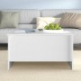 Engineered wood white coffee table 80x55.5x41.5 cm by vidaXL, Coffee table - Ref: Foro24-809674, Price: 68,70 €, Discount: %