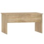 Mesa de centro madera ingeniería roble Sonoma 80x50,5x41,5 cm de vidaXL, Mesas de centro - Ref: Foro24-809641, Precio: 61,76 ...