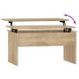 Couchtisch Holzwerkstoff Eiche Sonoma 80x50,5x41,5 cm von vidaXL, Couchtisch - Ref: Foro24-809641, Preis: 61,76 €, Rabatt: %