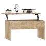 Mesa de centro madera ingeniería roble Sonoma 80x50,5x41,5 cm de vidaXL, Mesas de centro - Ref: Foro24-809641, Precio: 61,76 ...