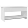 White plywood coffee table 102x50x52.5 cm by vidaXL, Coffee table - Ref: Foro24-809647, Price: 82,27 €, Discount: %