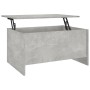 Concrete gray plywood coffee table 80x55.5x41.5 cm by vidaXL, Coffee table - Ref: Foro24-809678, Price: 70,95 €, Discount: %