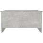 Concrete gray plywood coffee table 80x55.5x41.5 cm by vidaXL, Coffee table - Ref: Foro24-809678, Price: 70,95 €, Discount: %