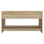 Sonoma oak plywood coffee table 102x50x52.5 cm by vidaXL, Coffee table - Ref: Foro24-809650, Price: 89,93 €, Discount: %